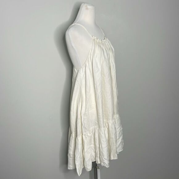 Unsubscribed NWOT Silk white dress Small - Picture 6 of 8